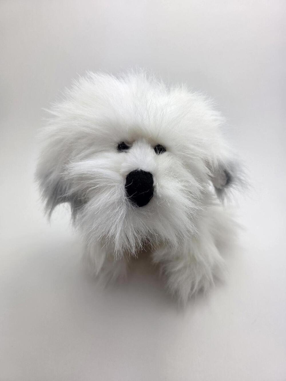 Vintage Webkinz Old English Sheep Dog Plush with No Tag/Code, Ganz (8 inch)